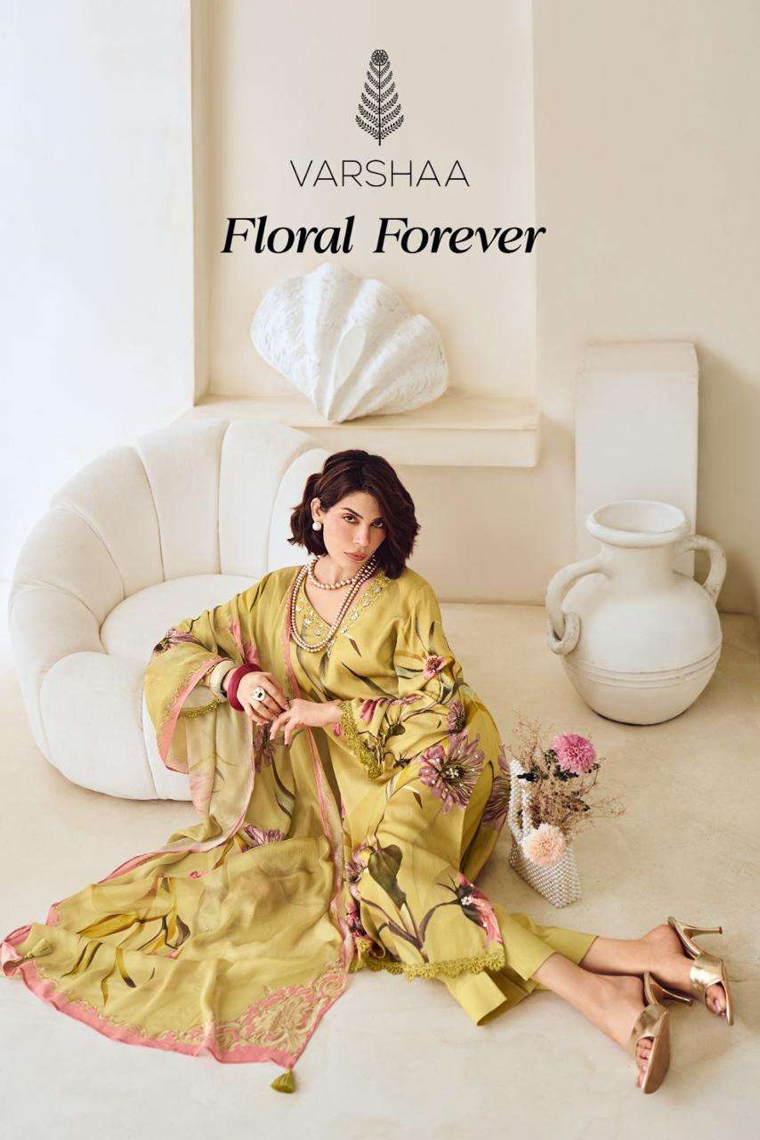 VARSHA FASHION FLORAL FOREVER VISCOSE MUSLIN LADIES SUIT WHOLESALER 