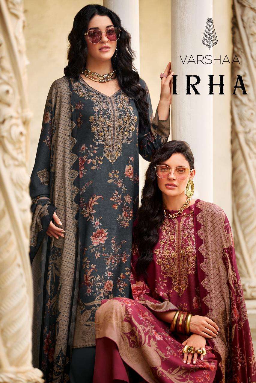 VARSHA FASHION IRHA VISCOSE MUSLIN LADIES SUIT WHOLESALER 