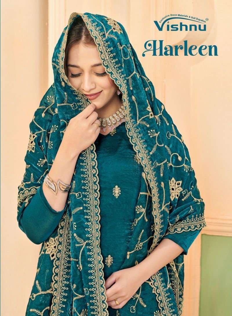 VISHNU HARLEEN FRENDY BLOOMING WHOLESALE PARTY WEAR SUIT BEST RATE 