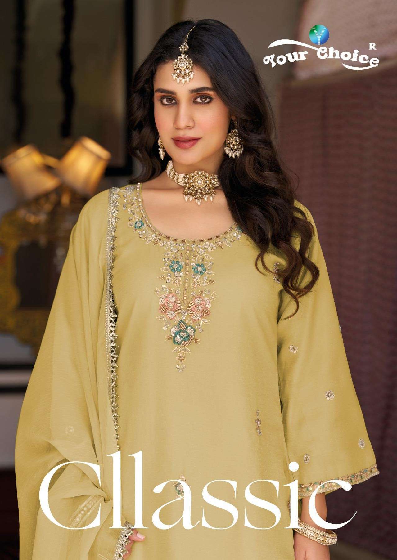 YOUR CHOICE CLASSIC 1001 TO 1003 ROSE GOLD EID COLLECTION PAKISTANI SUIT WHOLESALER 