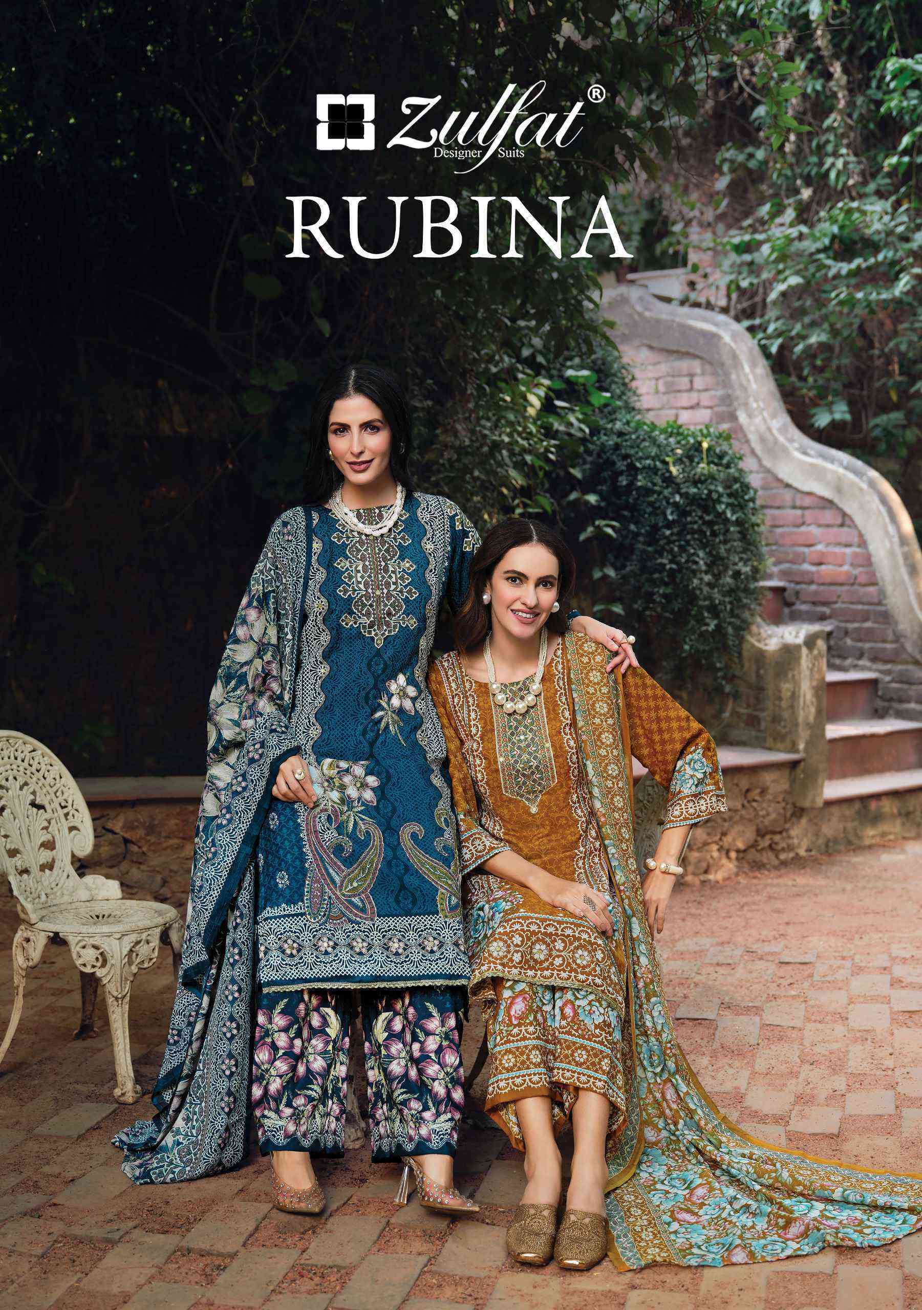 ZULFAT DESIGNER RUBINA RAYON SUIT SUPPLIER BEST RATE 2026