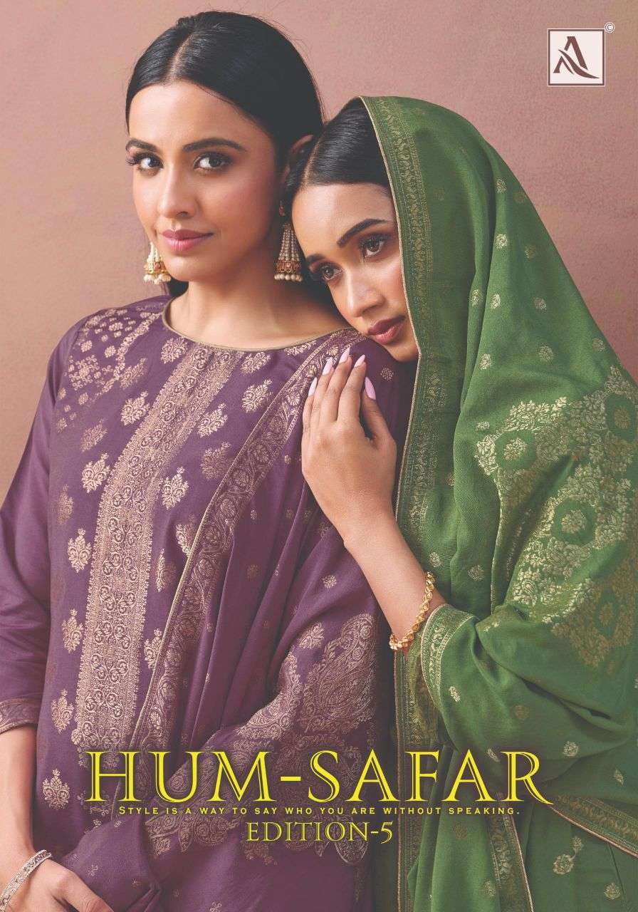 ALOK SUIT HUM SAFAR EDITION 5 PURE VISCOSE MUSLIN LADIES SUIT WHOLESALER 2026