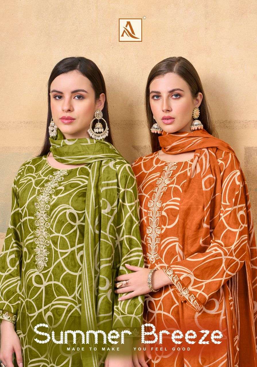 ALOK SUIT SUMMER BREEZE JAM COTTON EMBROIDERY SUIT WHOLESALER 2026