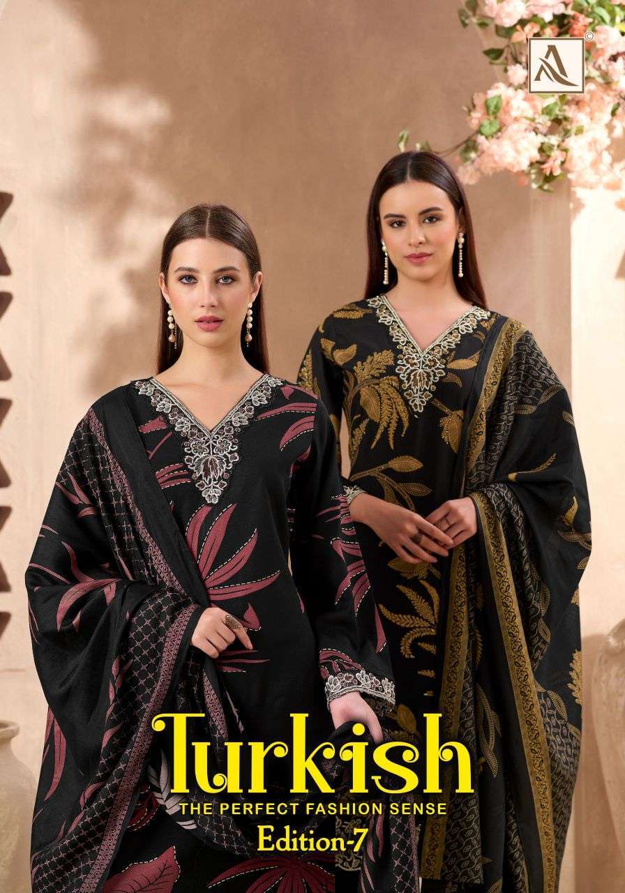 ALOK SUIT TURKISH VOL 7 FANCY RAYON SUIT CATALOG WHOLESALER 2026