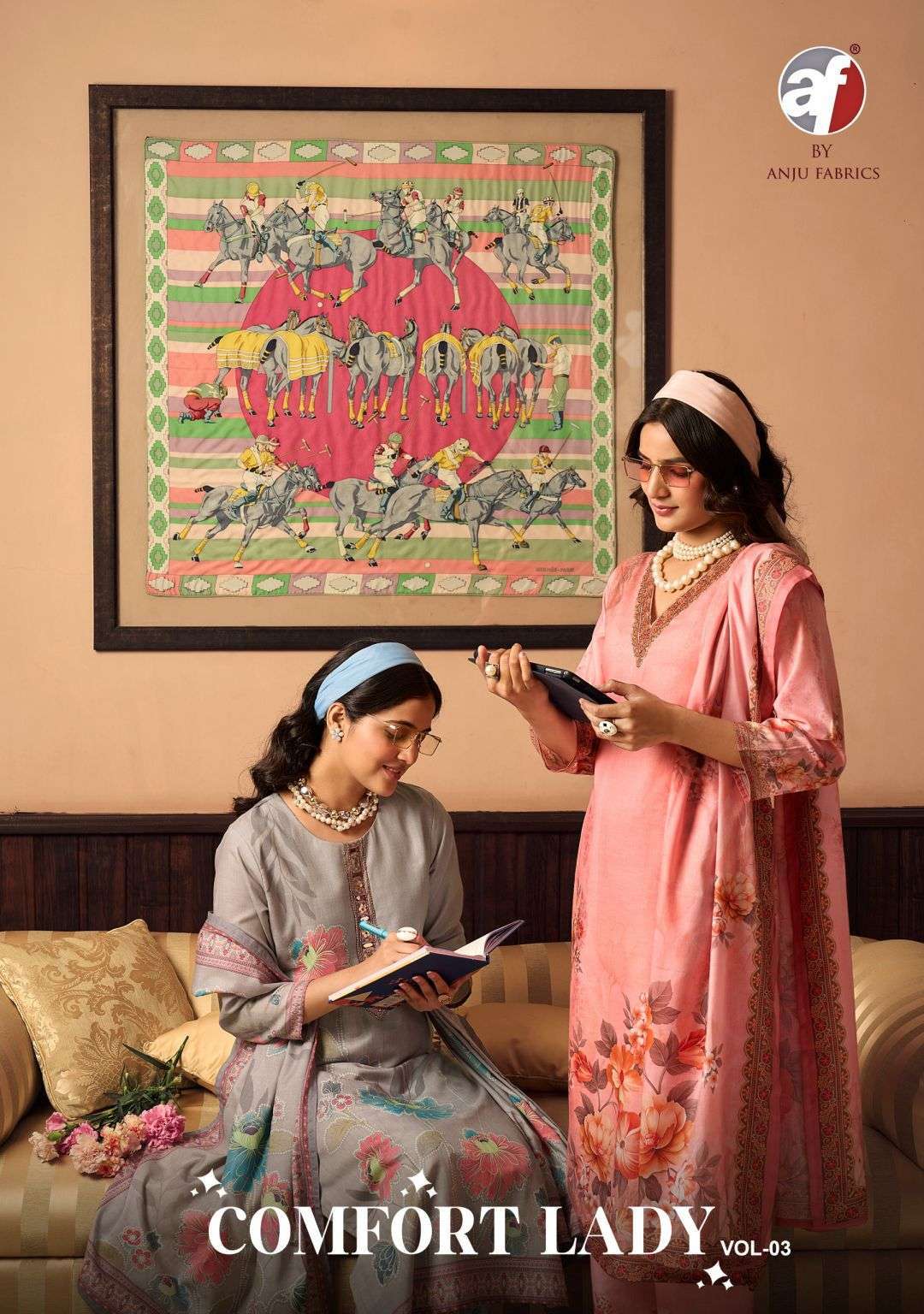 ANJU FABRIC COMFORT LADY VOL 3 MAL COTTON HANDWORK SUIT WHOLESALER BEST RATE 