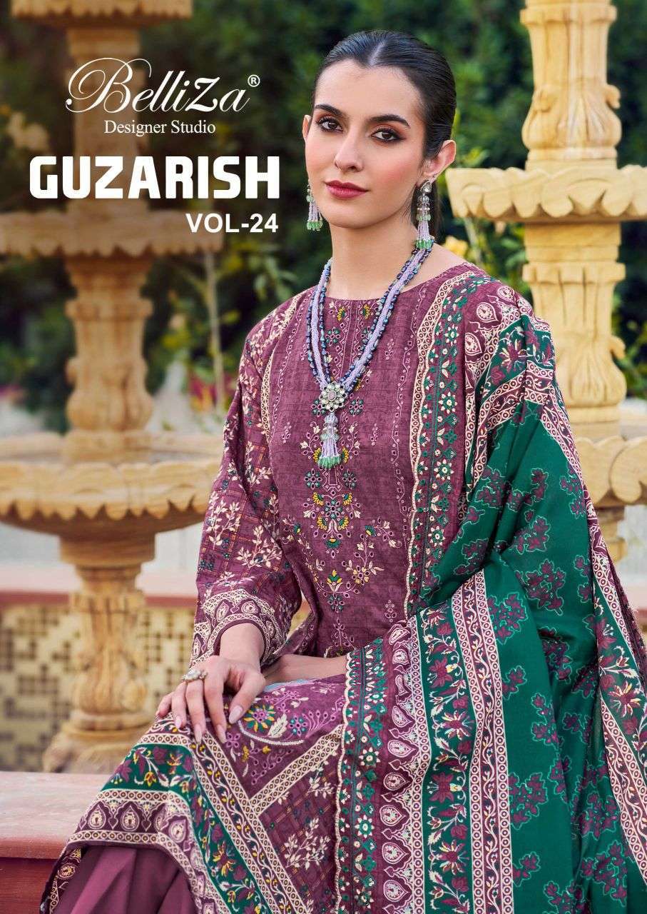 BELLIZA DESIGNER GUZARISH VOL 24 PURE COTTON SUIT SUPPLIER 2026