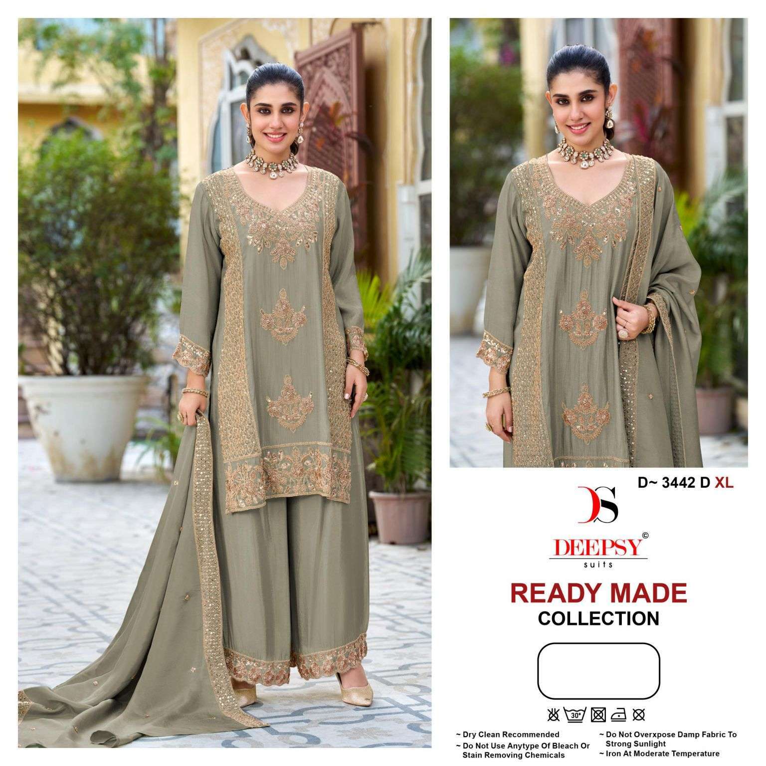 DEEPSY SUIT 3442 COLORS TISSUE SILK READYMADE SUIT WHOLESALER BEST RATE 2026