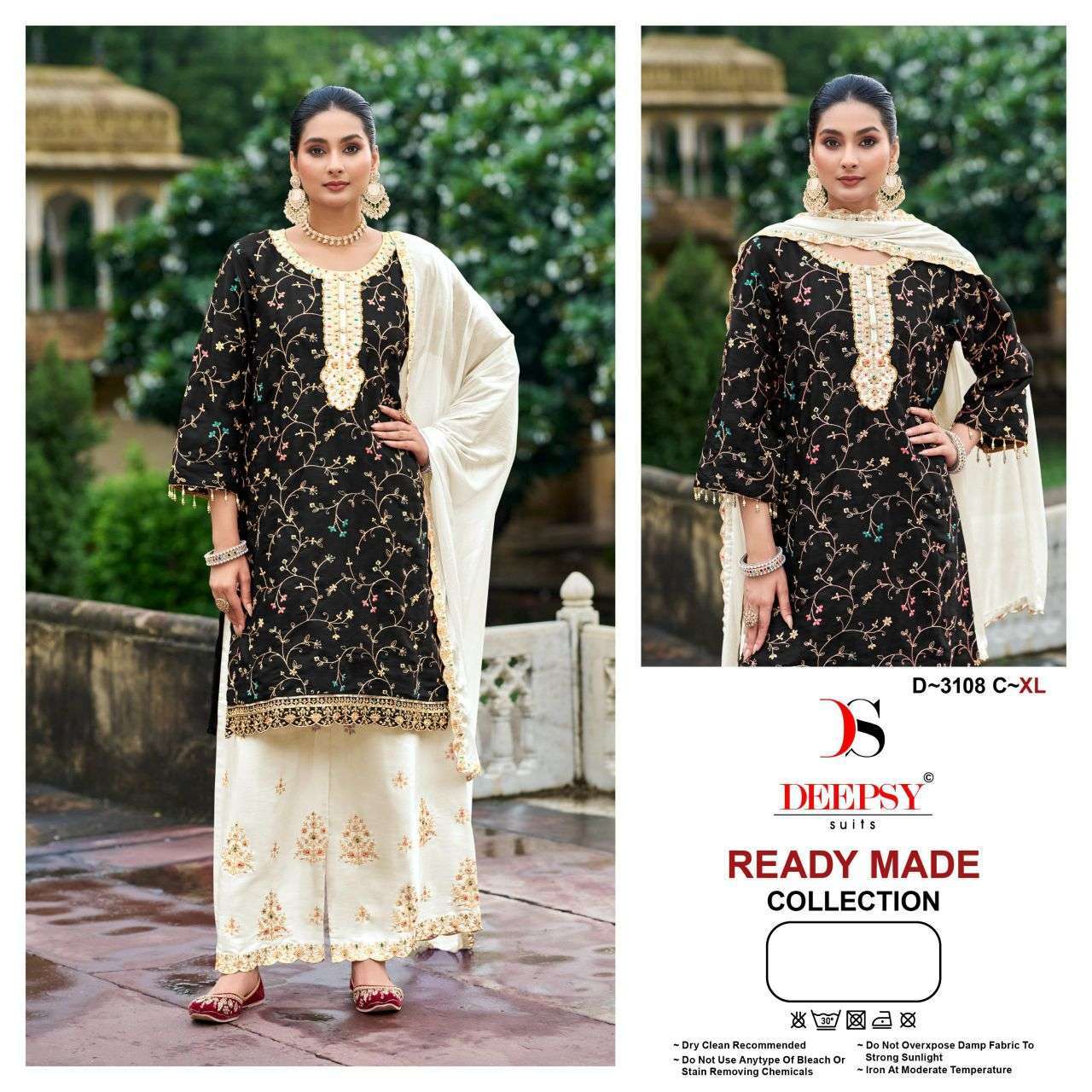 DEEPSY SUIT LATEST 3108 PURE VISCOSE SATIN READYMADE 3 PCS SET WHOLESALER 2026