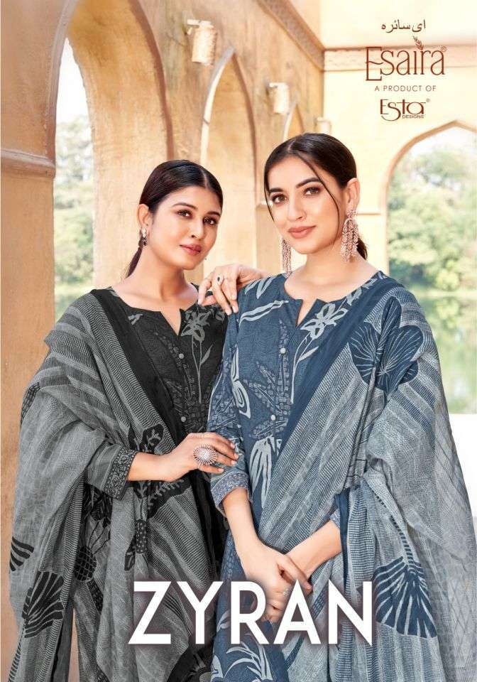 ESTA DESIGNER ESAIRA CAMBRIC COTTON PRINTED SUIT WHOLESALER BEST RATE 2026