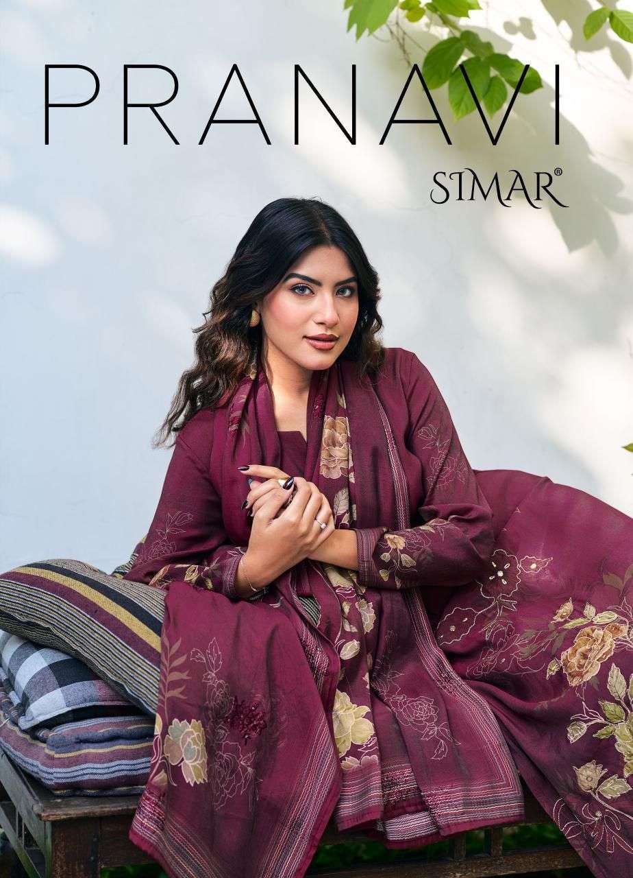 GLOSSY PRANAVI MODAL MUSLIN LADIES SUIT WHOLESALER 