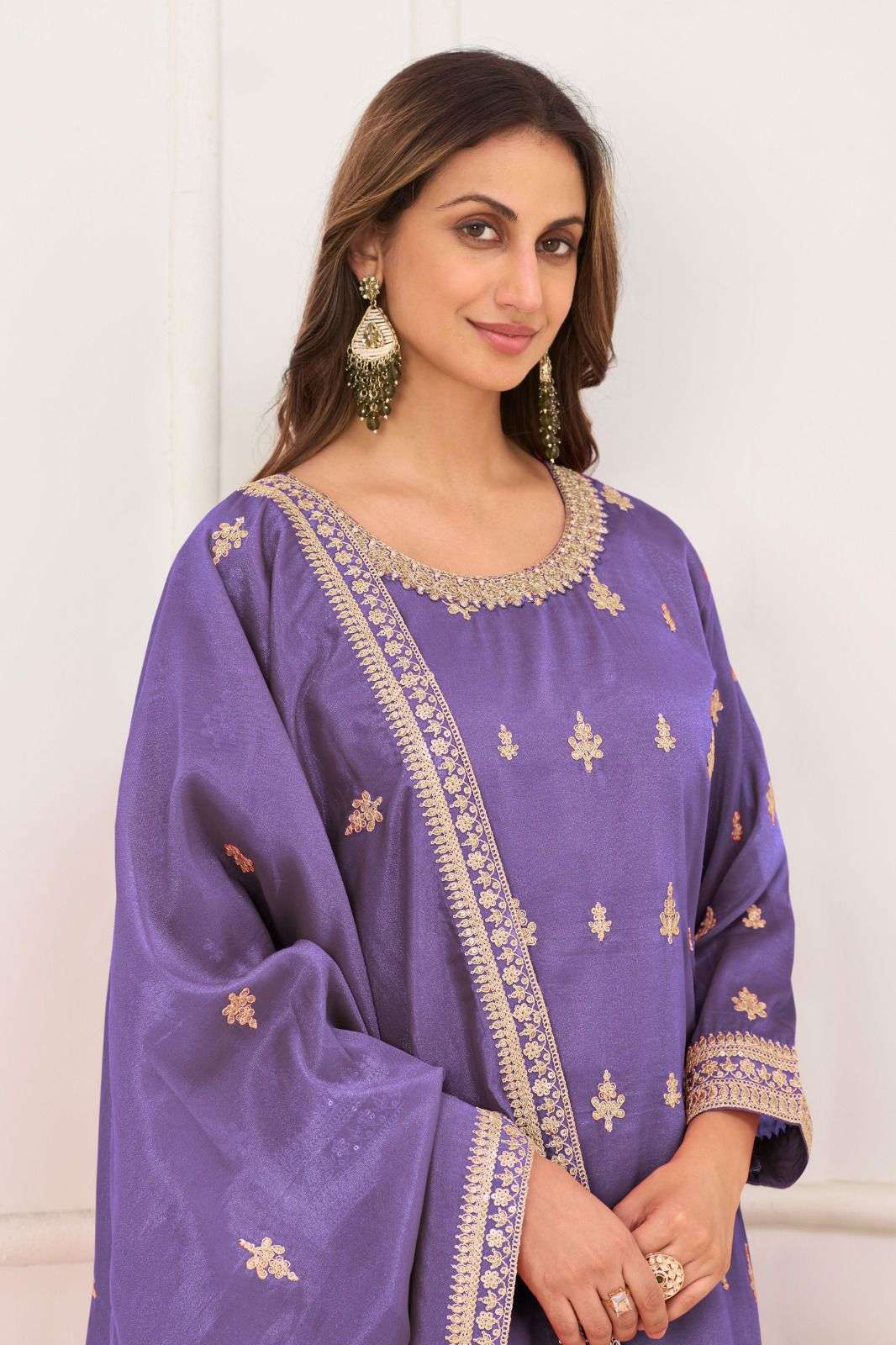 GULKAYRA DESIGNER NIRU SIMMER SILK READYMADE SALWER KAMEEZ WHOLESALER 