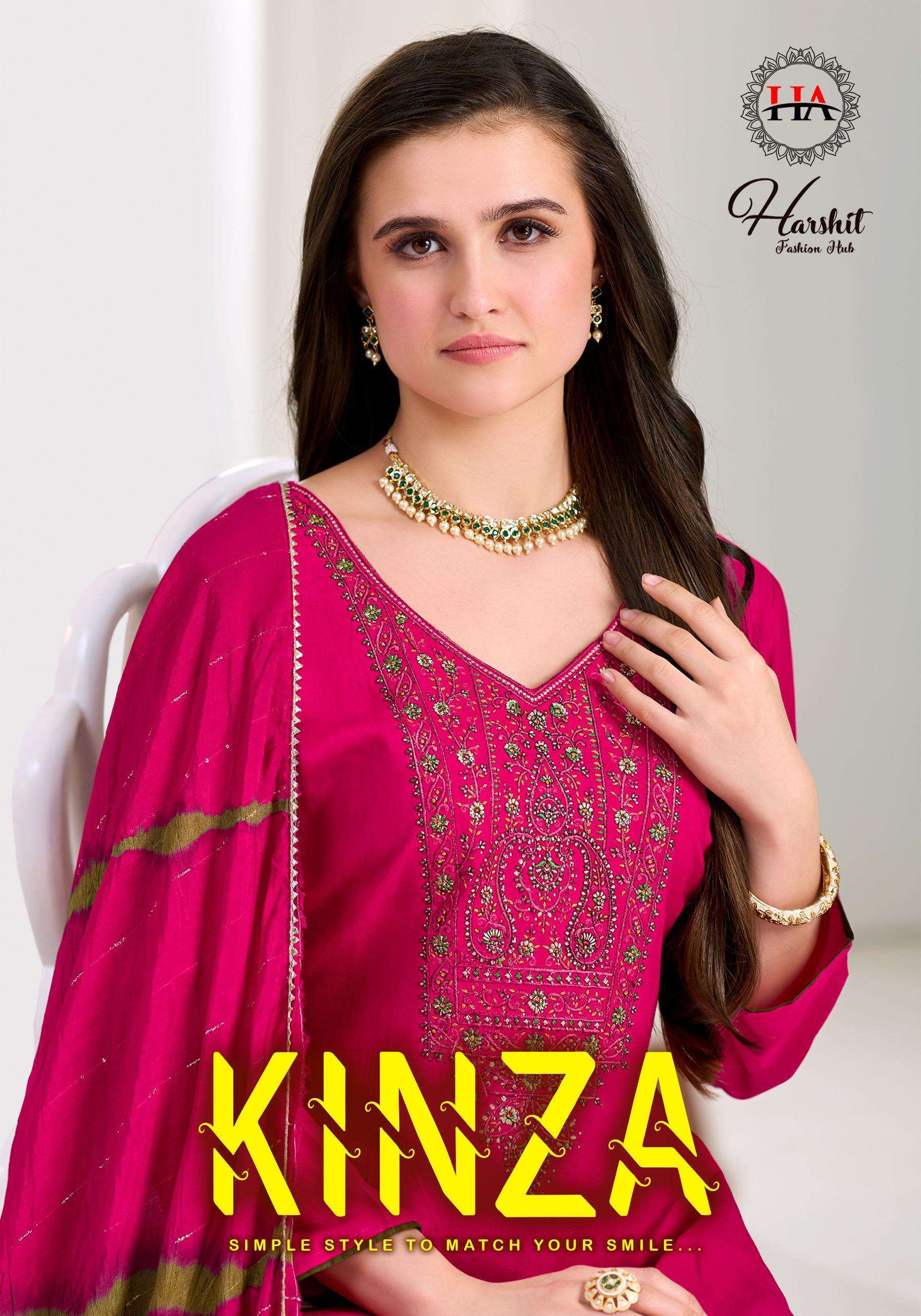 HARSHIT FASHION KINZA VISCOSE RAYON SUIT WHOLESALER BEST RATE DEALER 2026