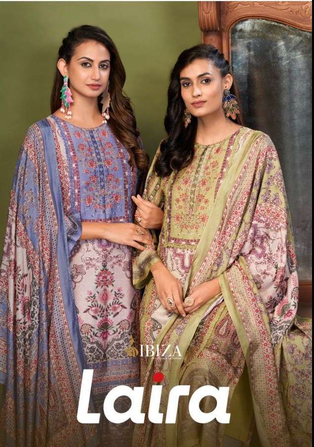 IBIZA LIFESTYLE LAIRA BEMBERG MUSLIN PRINTED SALWER KAMEEZ SUIT WHOLESALER 2026