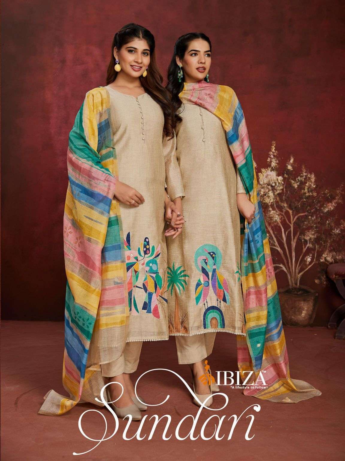 IBIZA LIFESTYLE SUNDARI COTTON HANDWORK SUIT WHOLESALER 2026