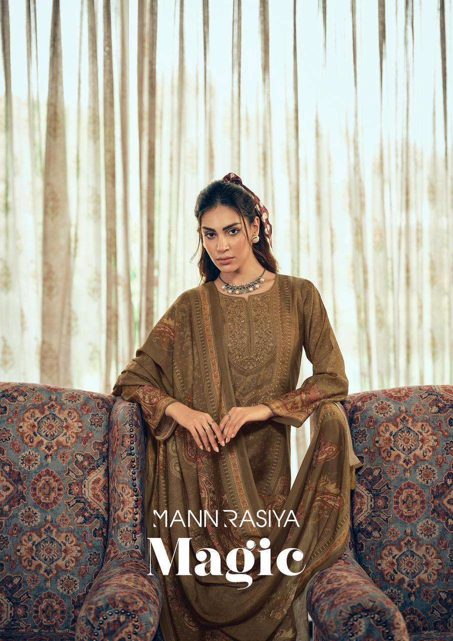 MANNRASIYA MAGIC VISCOSE LINEN PRINTED SALWER KAMEEZ 2026