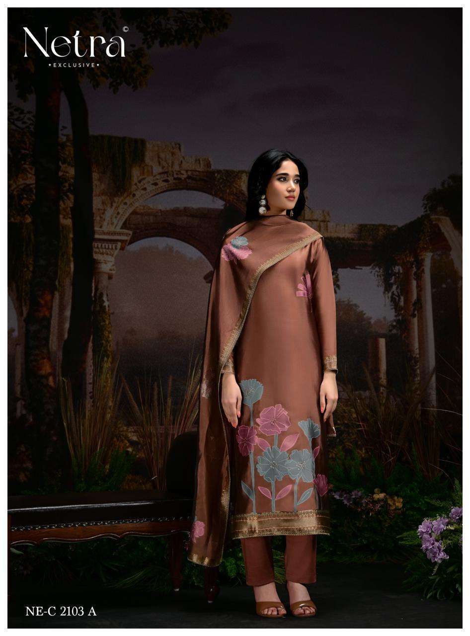 NETRA KESH VISCOSE WOVEN SILK JACQUARD SUIT WHOLESALER BEST RATE 2026