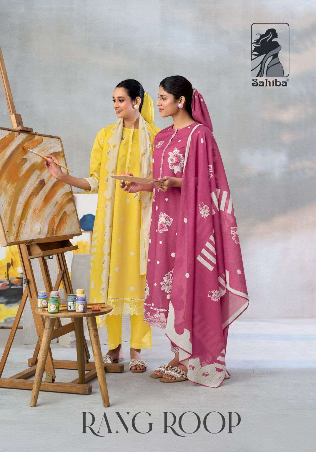 SAHIBA RANG ROOP COTTON PRINT EMBROIDERY SUIT WHOLESALER BEST RATE 