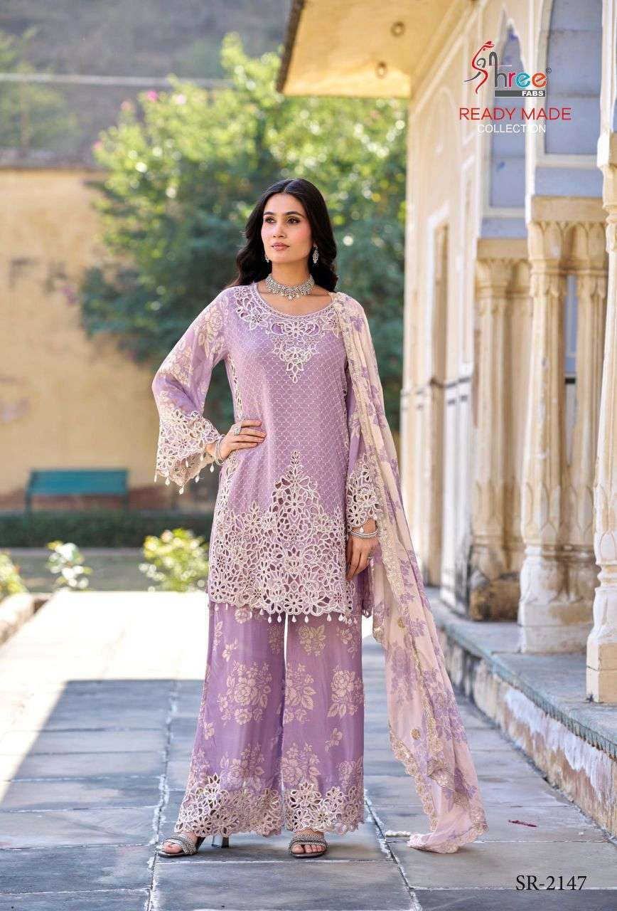 SHREE FAB 2147 COLORS FANCY READYMADE PAKISTANI SUIT WHOLESALER 