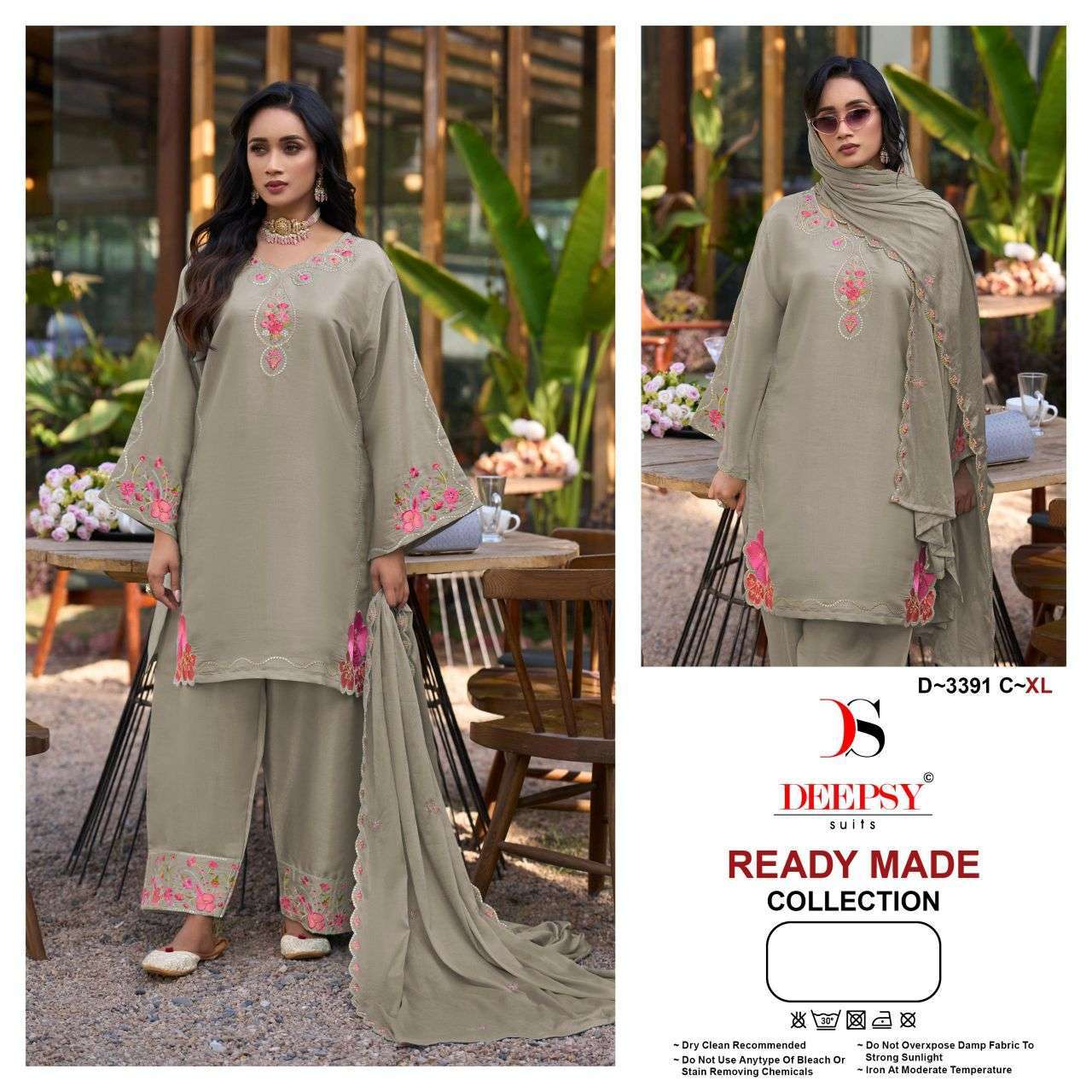 SHREE FAB 3391 VISCOSE SATIN READYMADE SUIT WHOLESALER BEST RATE DEALER 