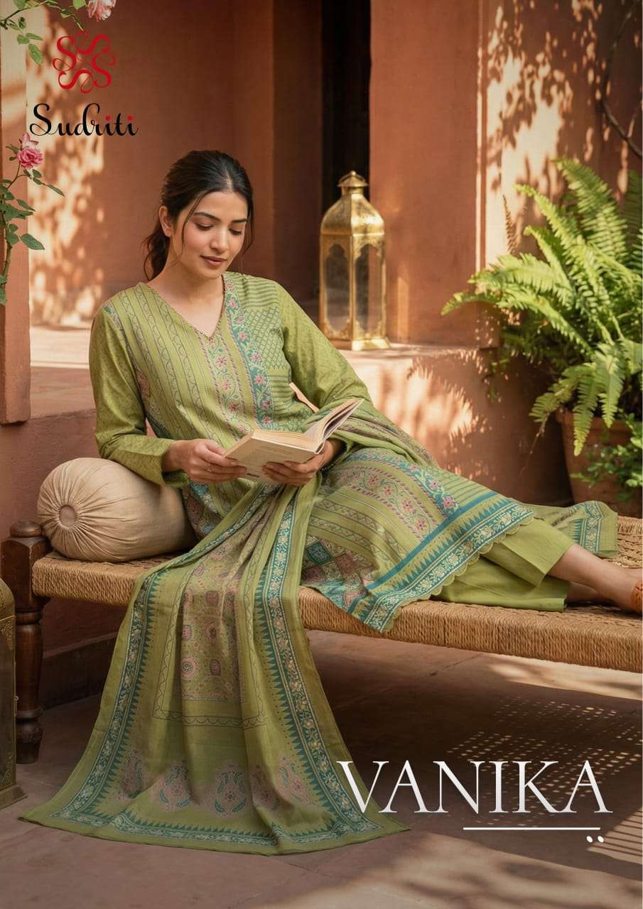 SUDRITI VANIKA COTTON PRINT EMBROIDERY SUIT WHOLESALER BEST RATE 2026