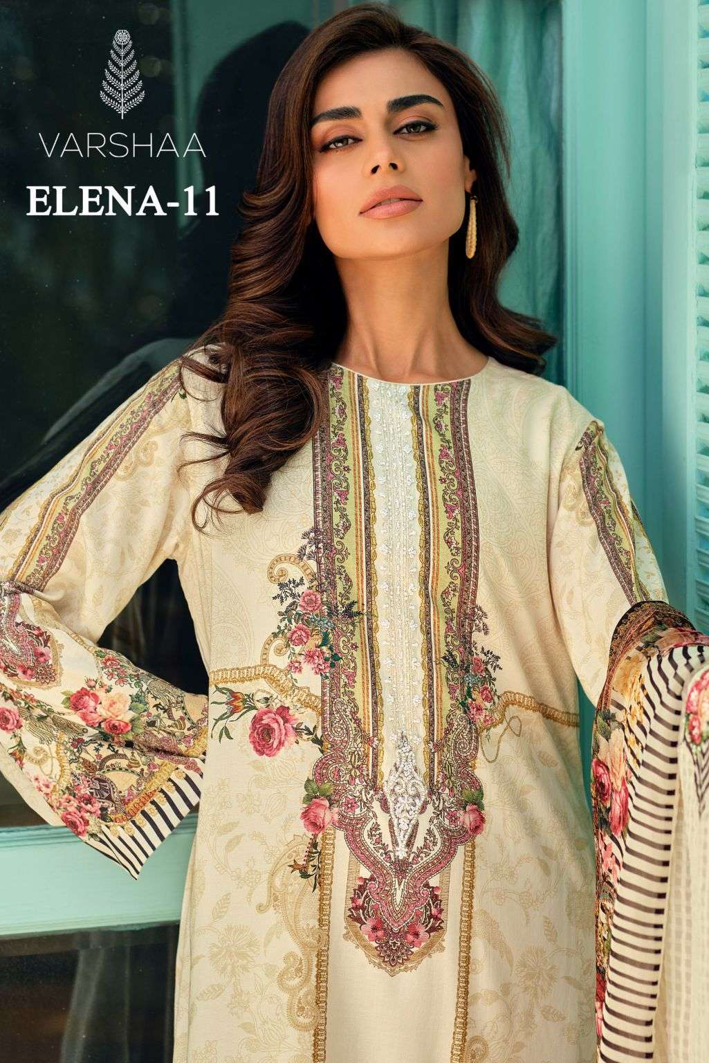 VARSHA ELENA VOL 11 VISCOSE MUSLIN LADIES SUIT WHOLESALER BEST RATE 