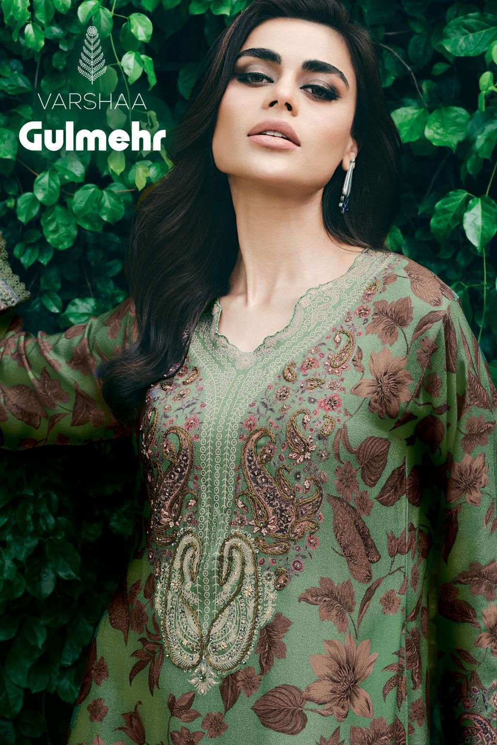 VARSHA FASHION GULMEHR TISSU SHIMMER SALWER KAMEEZ SUIT WHOLESALER 