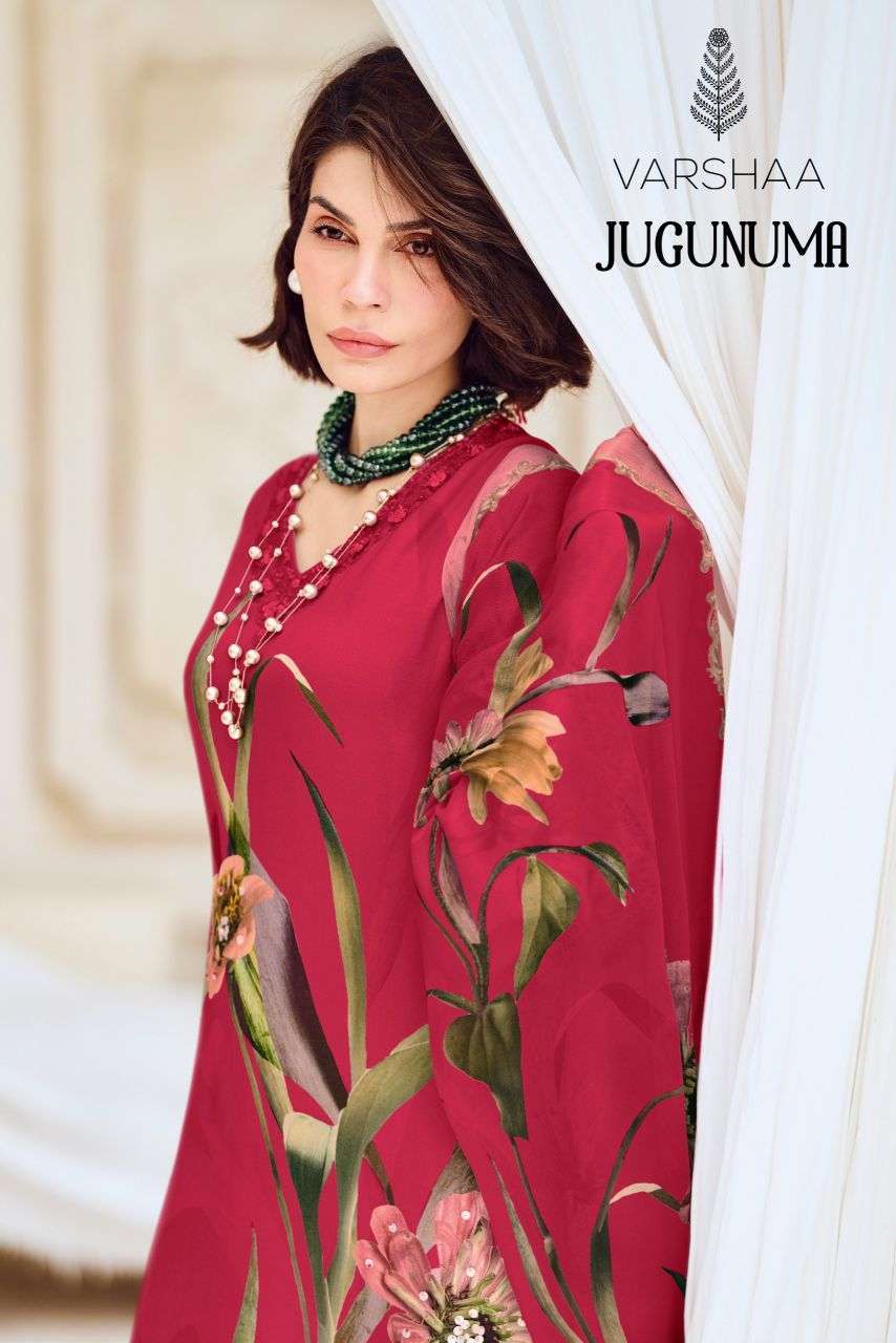 VARSHA FASHION JUGUNUMA VISCOSE MUSLIN PRINTED SALWER KAMEEZ BEST RATE 
