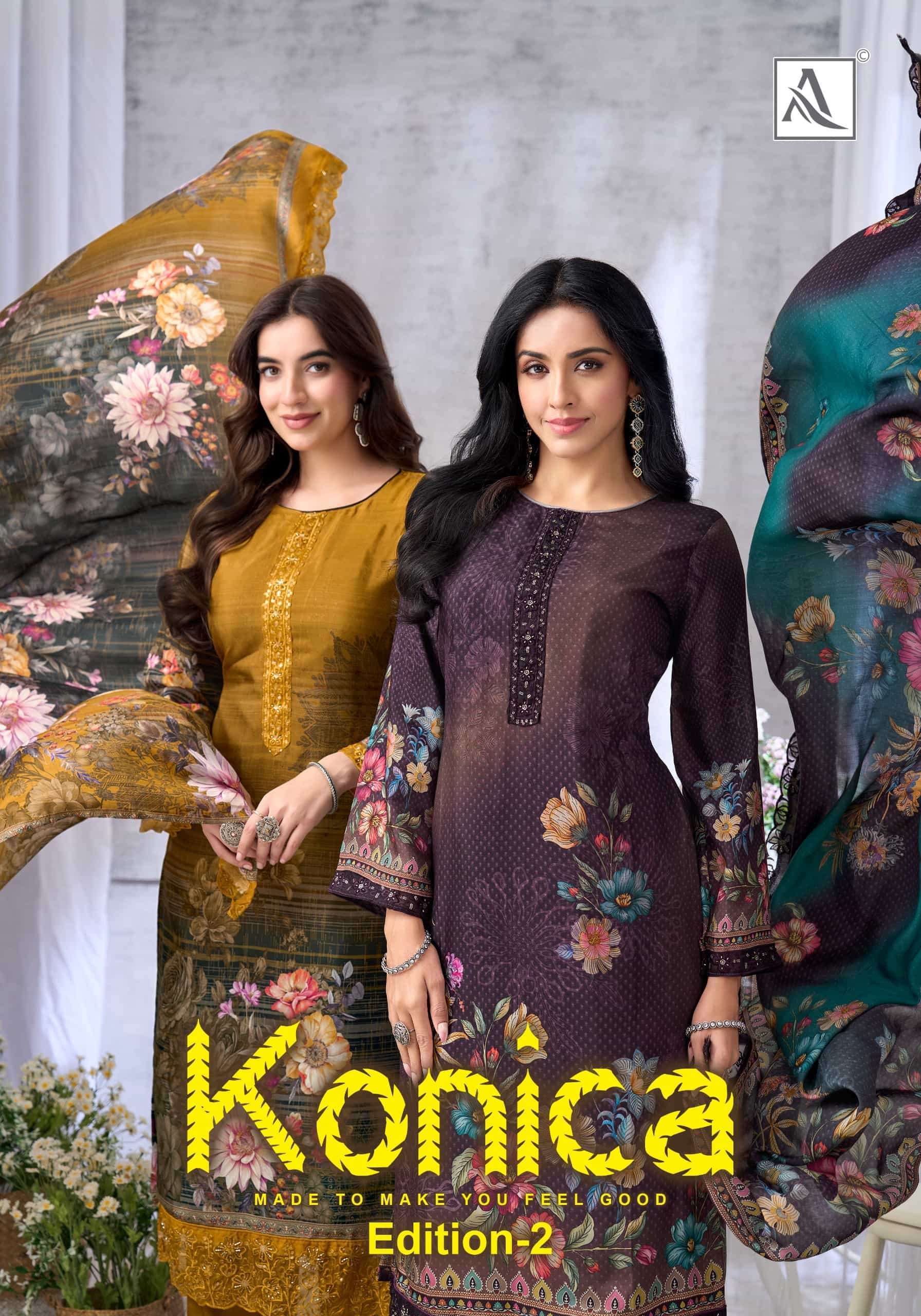 ALOK SUIT KONICA EDITION 2 PURE VISCOSE MUSLIN LADIES SUIT