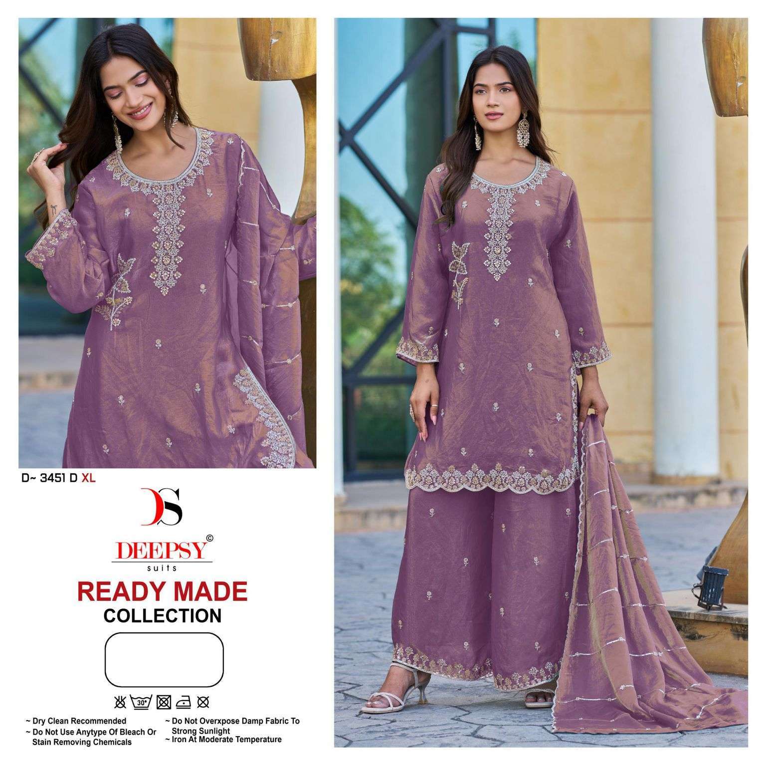 DEEPSY SUIT 3451 VISCSOSE SATIN EMBROIDERY READYMADE SUIT WHOLESALER BEST RATE 2026