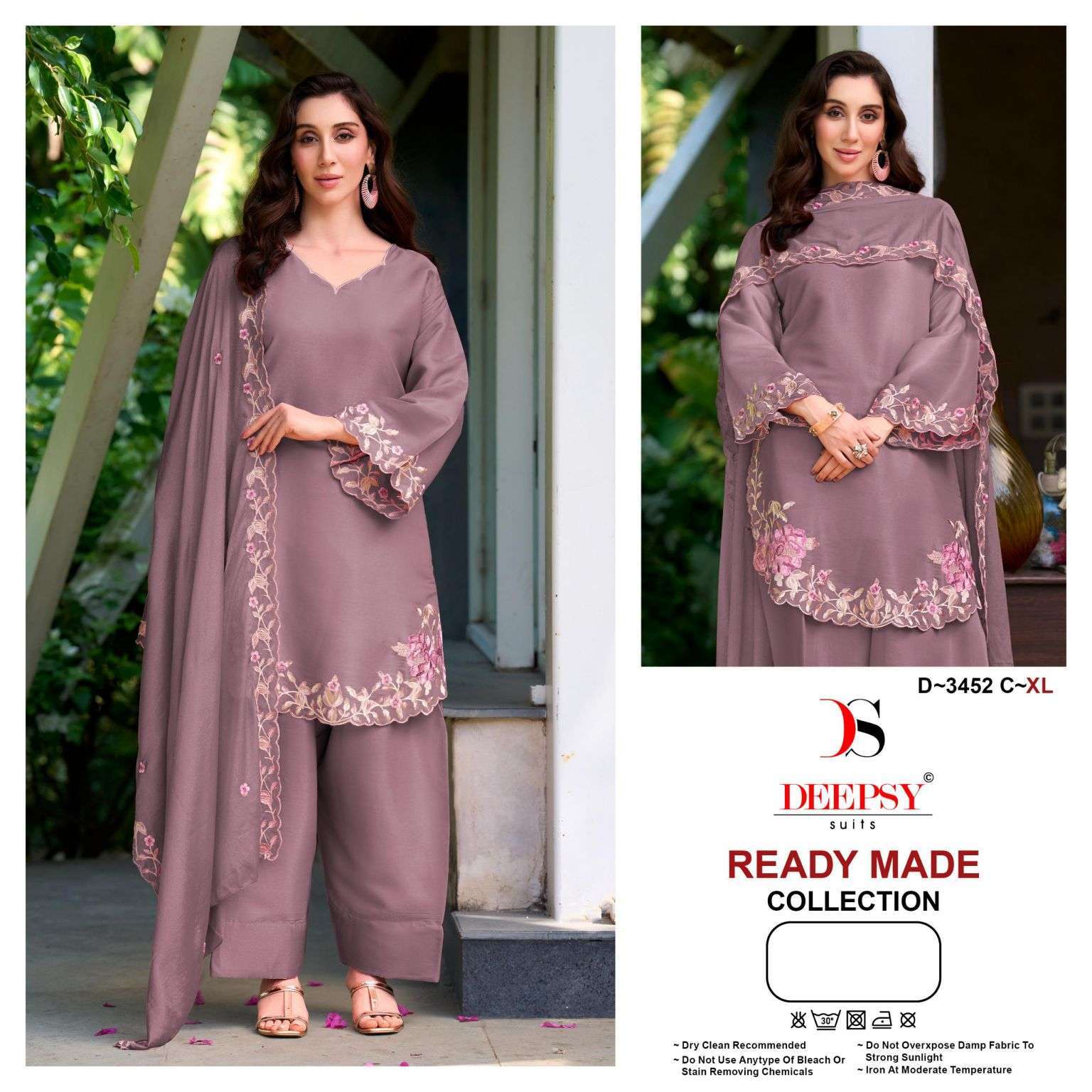 DEEPSY SUIT 3452 VISCSOSE SATIN EMBROIDERY READYMADE SUIT WHOLESALER BEST RATE 2026
