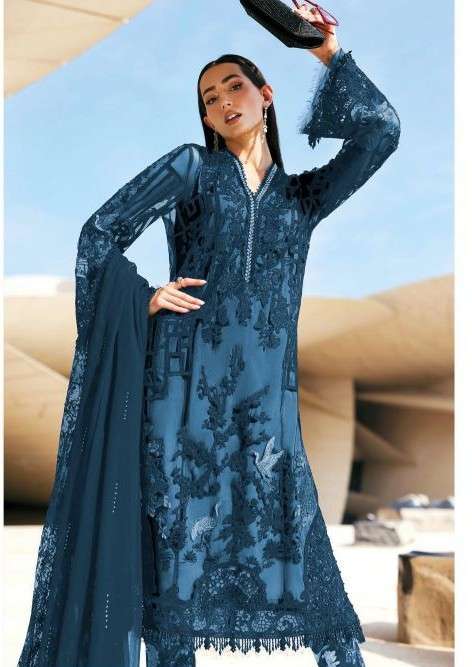 DEEPSY SUIT MARIA B PREMIUM EMBROIDERED 1762 COLORS COTTON PAKISTANI SUIT WHOLESALER 