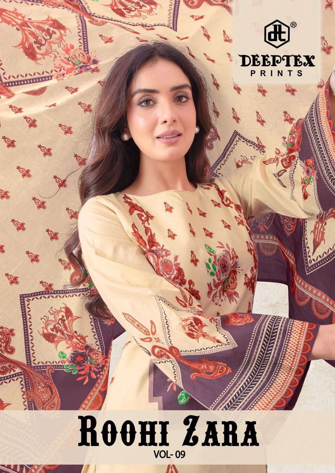 DEEPTEX ROOHI ZARA VOL 9 PURE COTTON SALWER SUIT WHOLESALER BEST RATE 2026