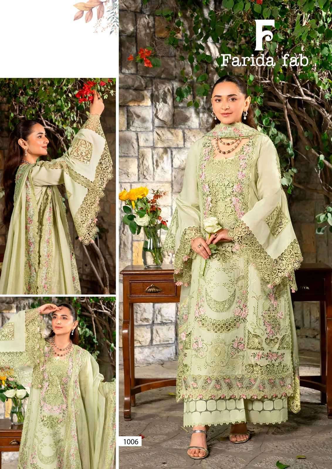 FARIDA FAB MAU SUMMARY COTTON PRINTED SALWER KAMEEZ BEST RATE 