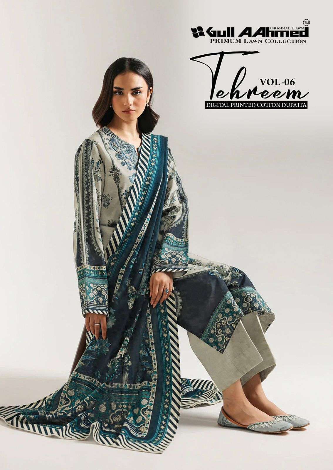 GULL AHMED TEHREEM VOL 6 CAMBRIC PRINTED SALWER KAMEEZ BEST RATE 2026
