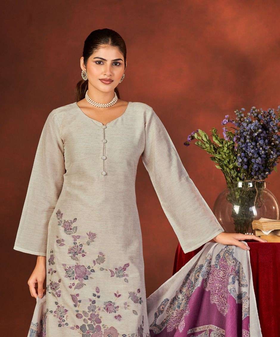 IBIZA THE RASA PURE ORGENIC LINEN JACQUARD EMBROIDERD WORK SUIT WHOLESALER 2026