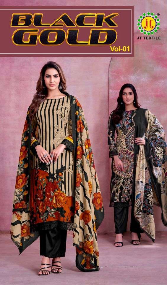 JT TEXTILE BLACK GOLD VOL 1 RAYON DESIGNER SALWER KAMEEZ BEST RATE 2026