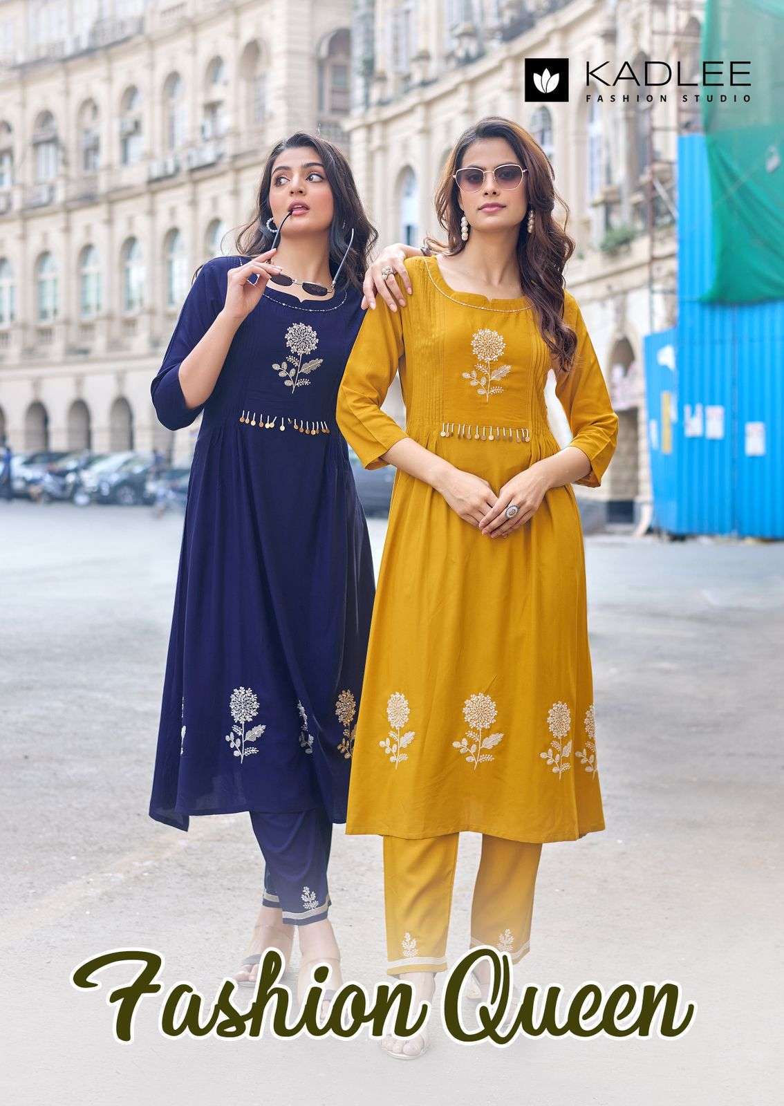 KADLEE FASHION QUEEN RAYON WITH THREAD WORK KURTI WHOLESALER 2026