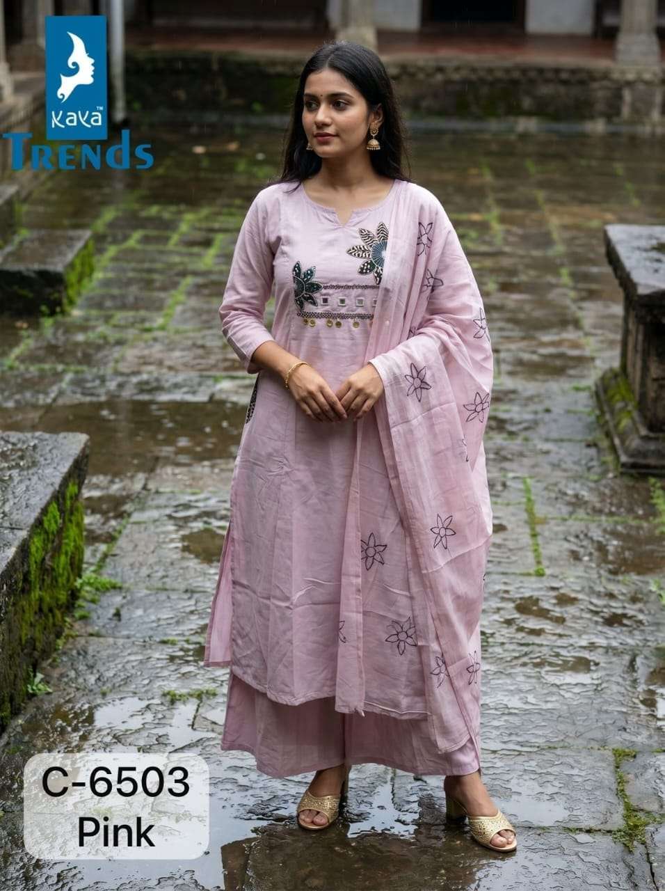 KAYA 6503 DHABU COTTON DESIGNER 3 PCS SET WHOLESALER 2026