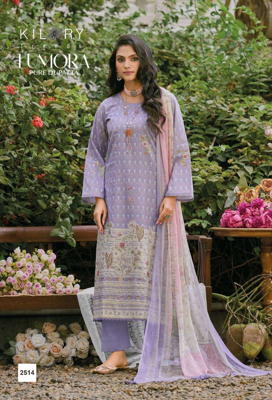 KILORY LUMORA LAWN COTTON PRINT EMBROIDERED SUIT WHOLESALER BEST RATE 2026