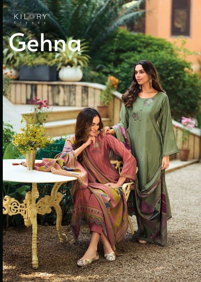KILORY TRENDZ GEHNA MODAL SILK FANCY EMBROIDERED SALWER KAMEEZ 2026
