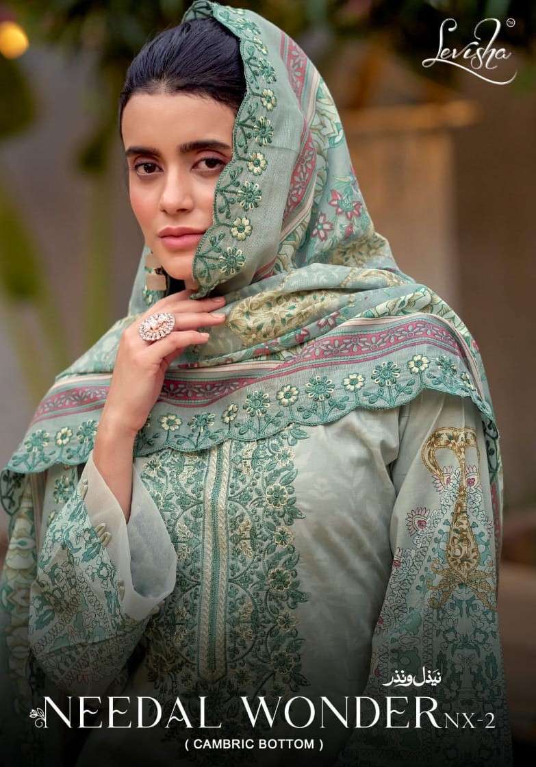 LEVISHA NEEDLE WONDER NX VOL 2 CAMBRIC COTTON SALWER KAMEEZ BEST RATE 2026