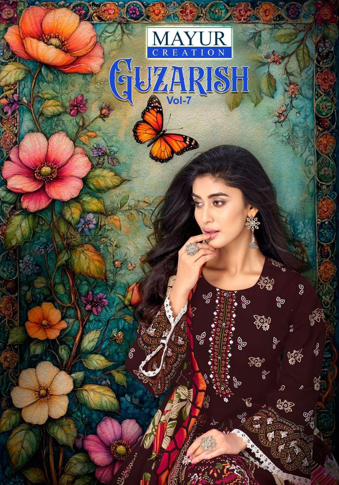MAYUR CREATION GUZARISH VOL 7 UNSTITCH COTTON SUIT WHOLESALER 2026