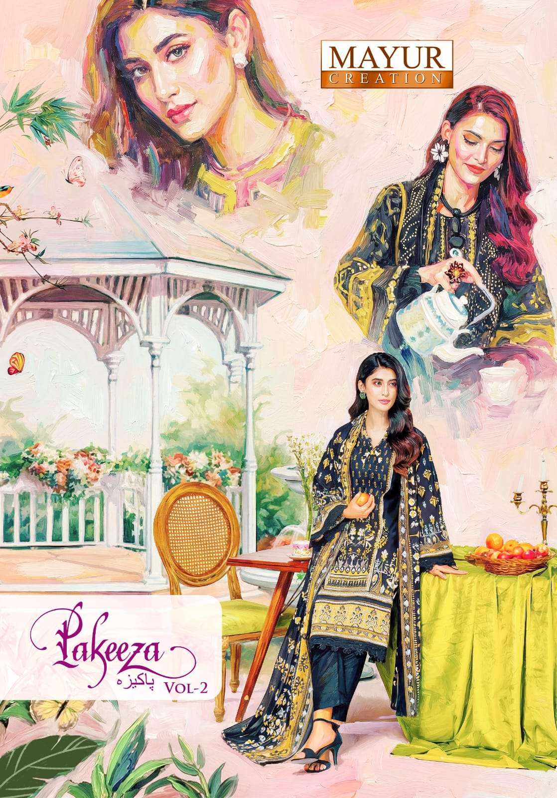 MAYUR CREATION PAKEEZA VOL 2 COTTON PRINTED SUIT WHOLESALER 