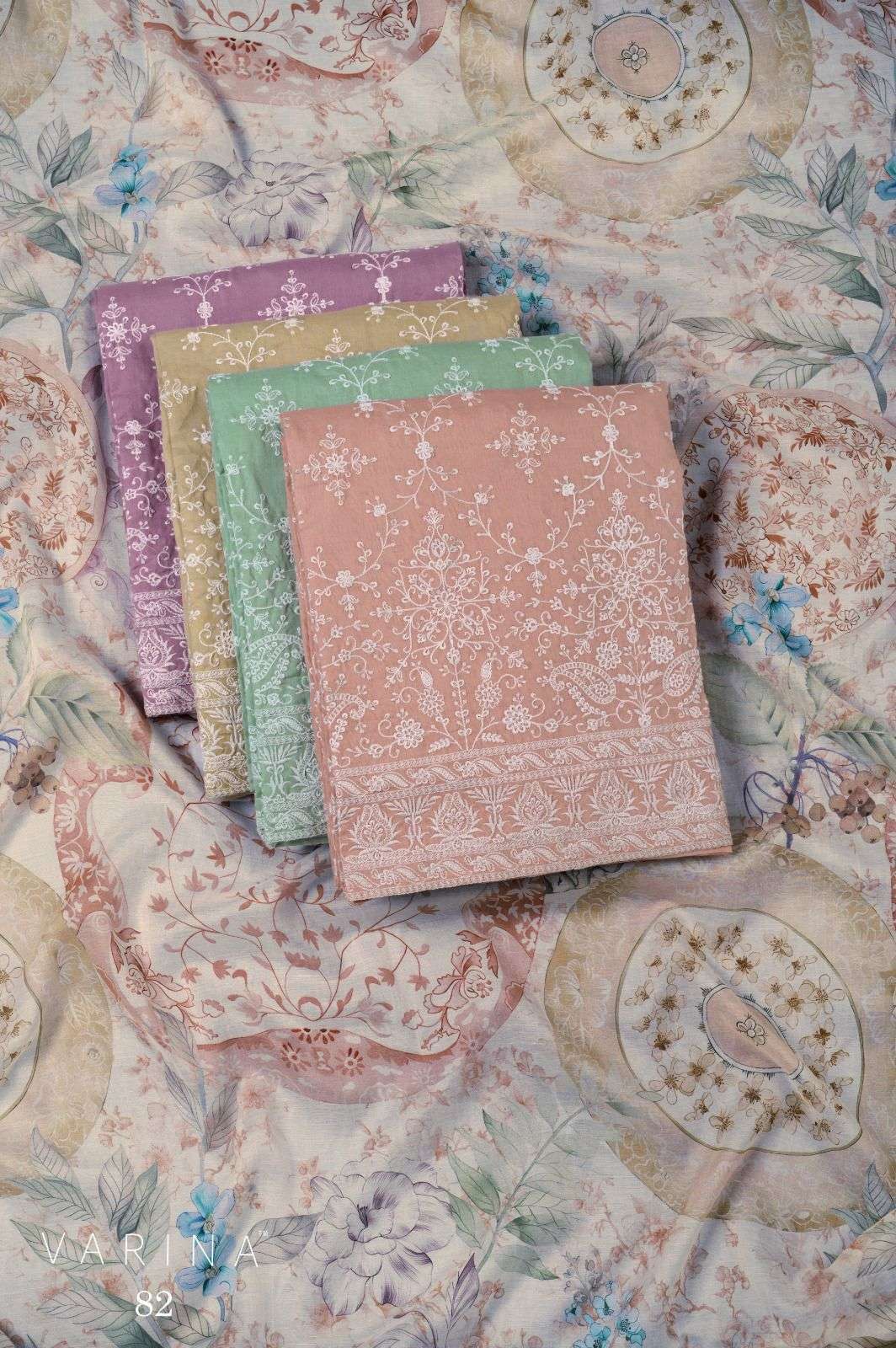 OMTEX 82 COTTON PRINT HANDWORK SALWER KAMEEZ SUIT WHOLESALER BEST RATE 