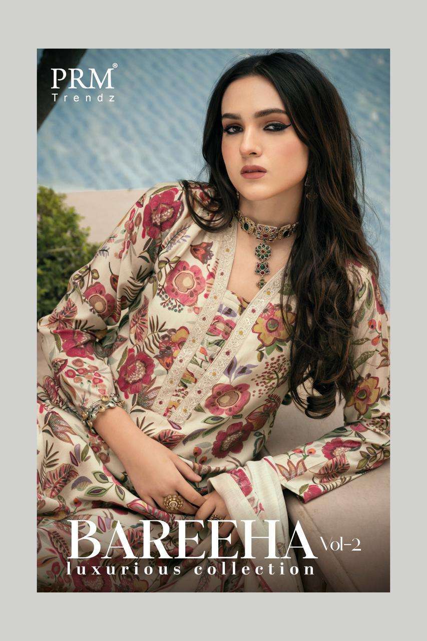 PRM TRENDZ BAREEHA VOL 2 LAWN COTTON LADIES SUIT WHOLESALER BEST RATE 2026
