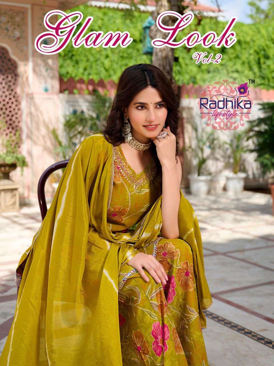 RADHIKA LIFESTYLE GLAM LOOK VOL 2 READYMADE 3 PIECE SET WHOLESALER 