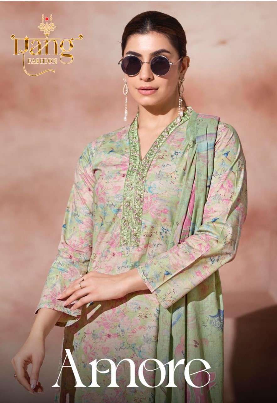 RANG FASHION AMORE COTTON CAMBRIC EMBROIDERY SALWER KAMEEZ BEST RATE 2026