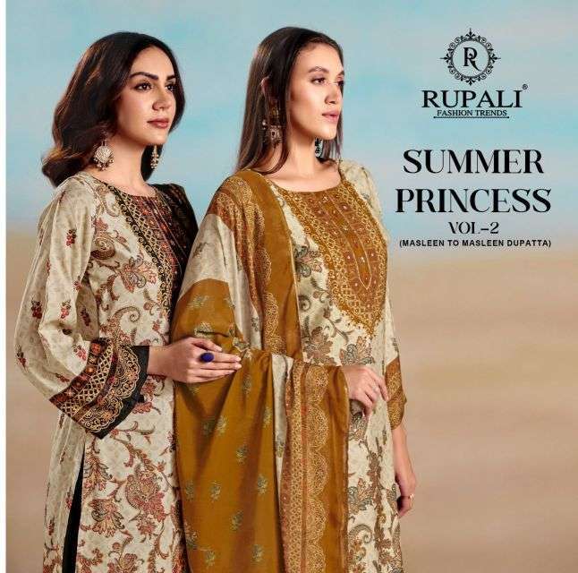 RUPALI FASHION THE SUMMER PRINCESS VOL 2 VISCOSE MUSLIN SALWER KAMEEZ BEST RATE 
