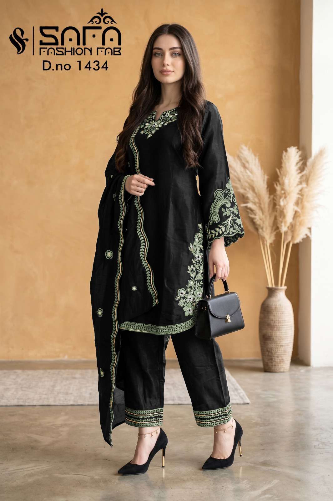 SAFA FASHION FAB 1434 SOFT FABRIC READYMADE SUIT WHOLESALER BEST RATE 