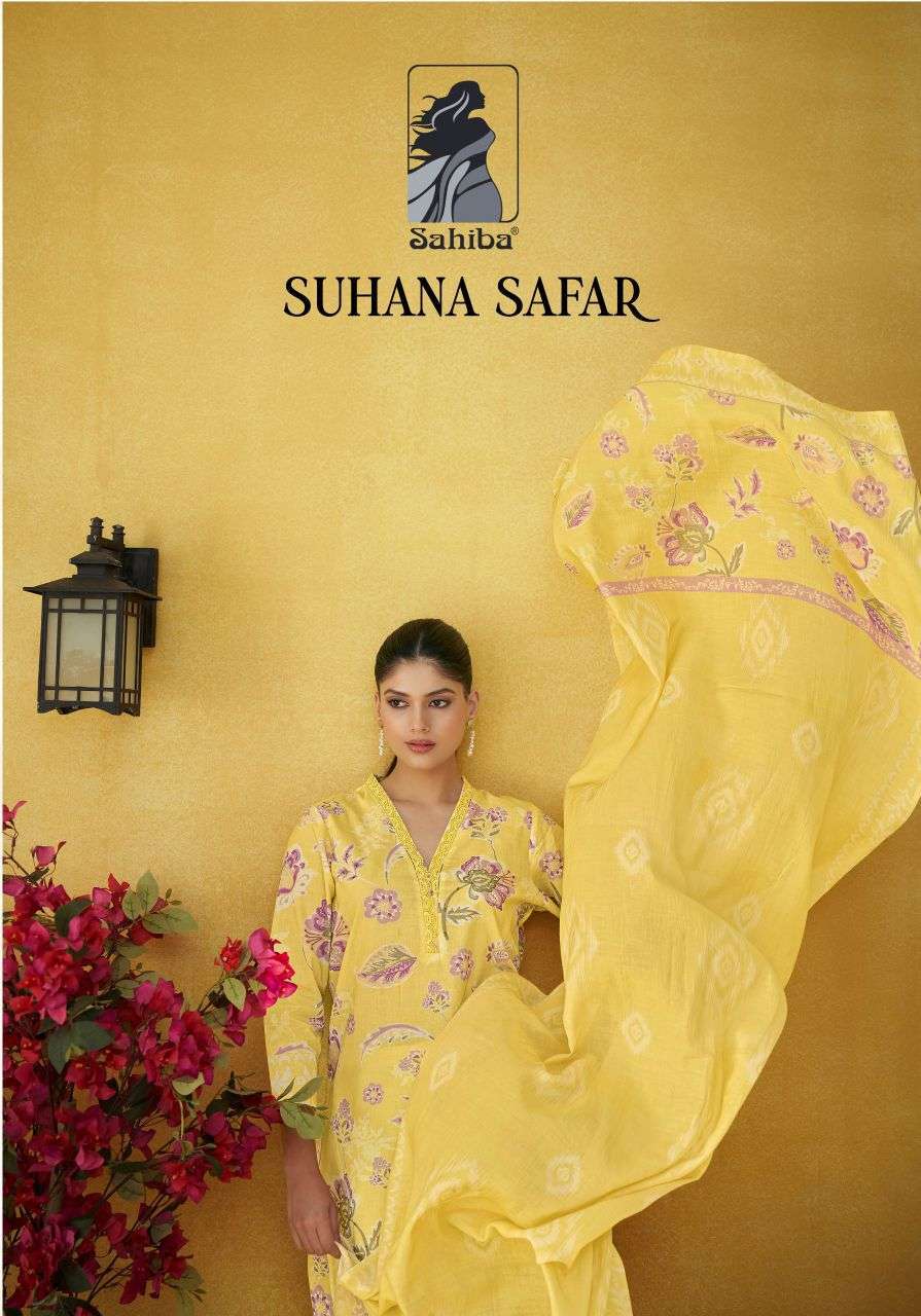SAHIBA SUHANA SAFAR COTTON PRINTED HAND WORK SUIT WHOLESALER BEST RATE DEALER 2026